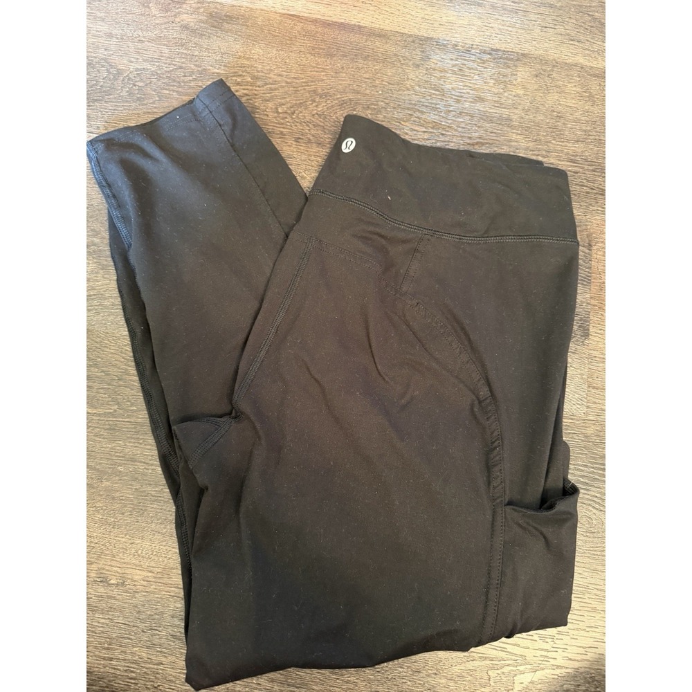 LULULEMON INVIGORATE HR TIGHT SIZE 12 25" BLACK LW1EWXS